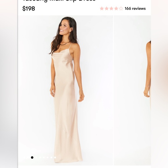 Show me your Mumu Tuscany Champagne Dress - Picture 4 of 4